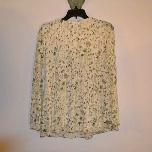VINTAGE 80'S LACE TOP - Picture 3 of 4